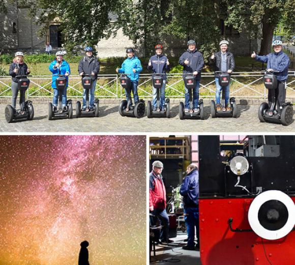 Mit dem SEGWAY in fremde Galaxien !<br />Entdecker-Event